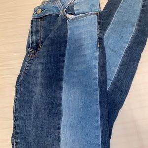 High rise ankle jeggings